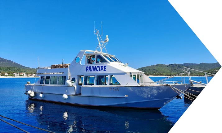 Motorschiff Principe, Insel Elba