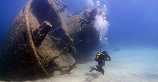 Wrack von Pomonte, Insel Elba